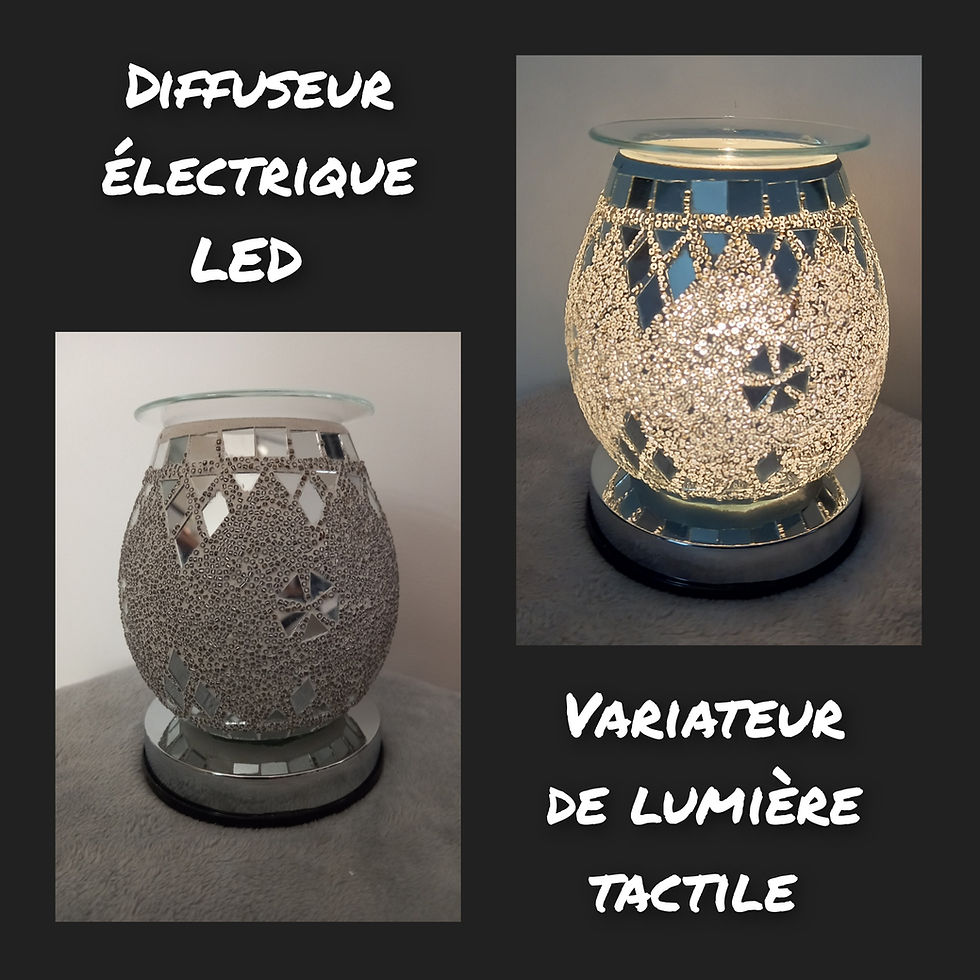 DIFFUSEUR MOZAIQUE ARGENT