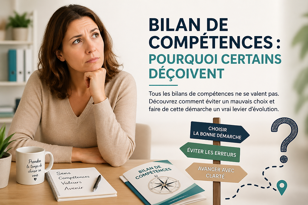 Bilan de compétences : pourquoi certains déçoivent ?