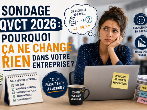 Sondage QVCT 2026: pourquoi ça ne change rien dans votre entreprise ?