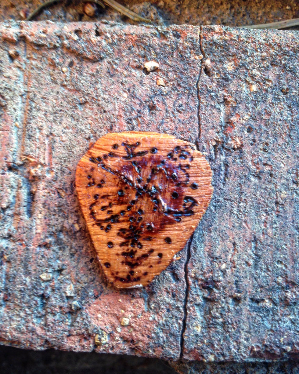 Thumbnail: 5 Original CKM Handmade Wood Guitar Picks
