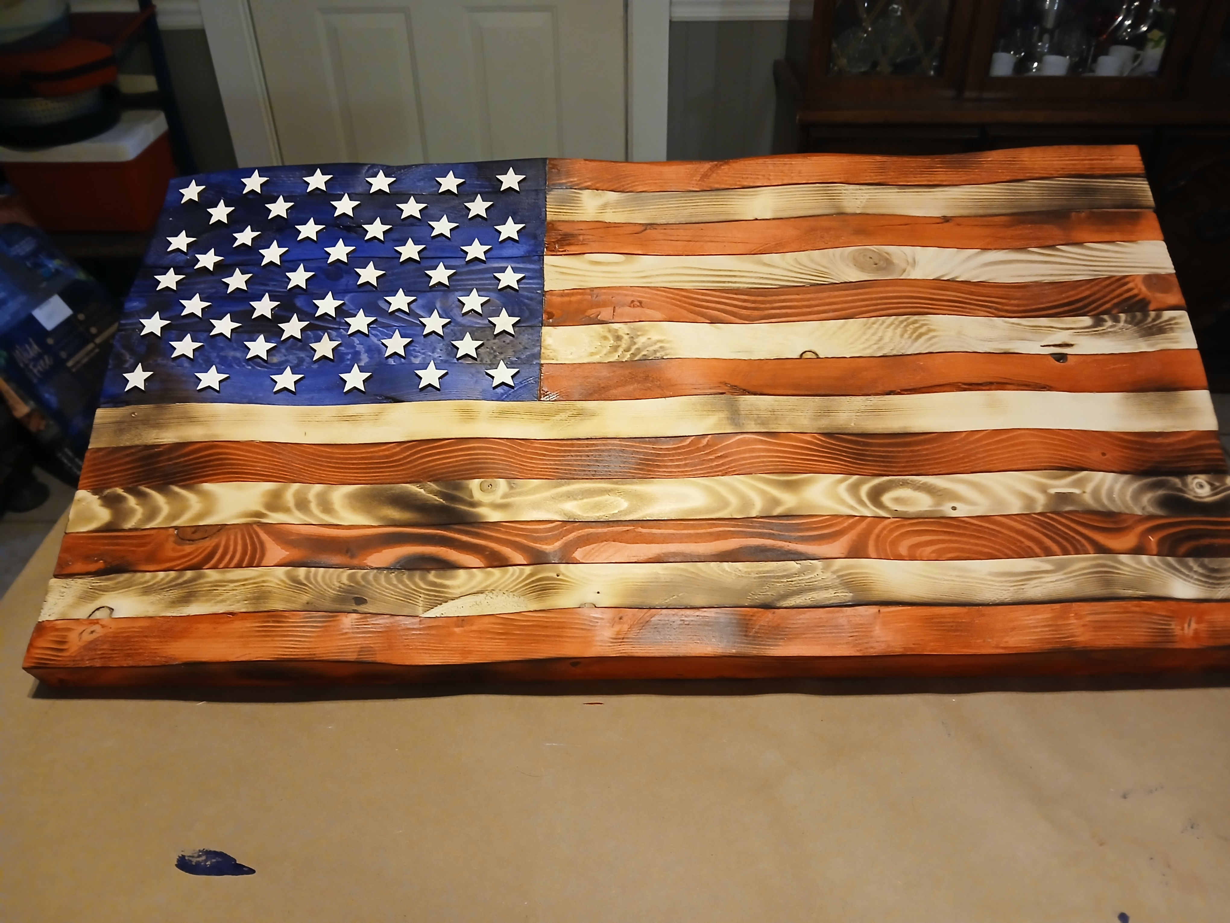 Wooden Flag