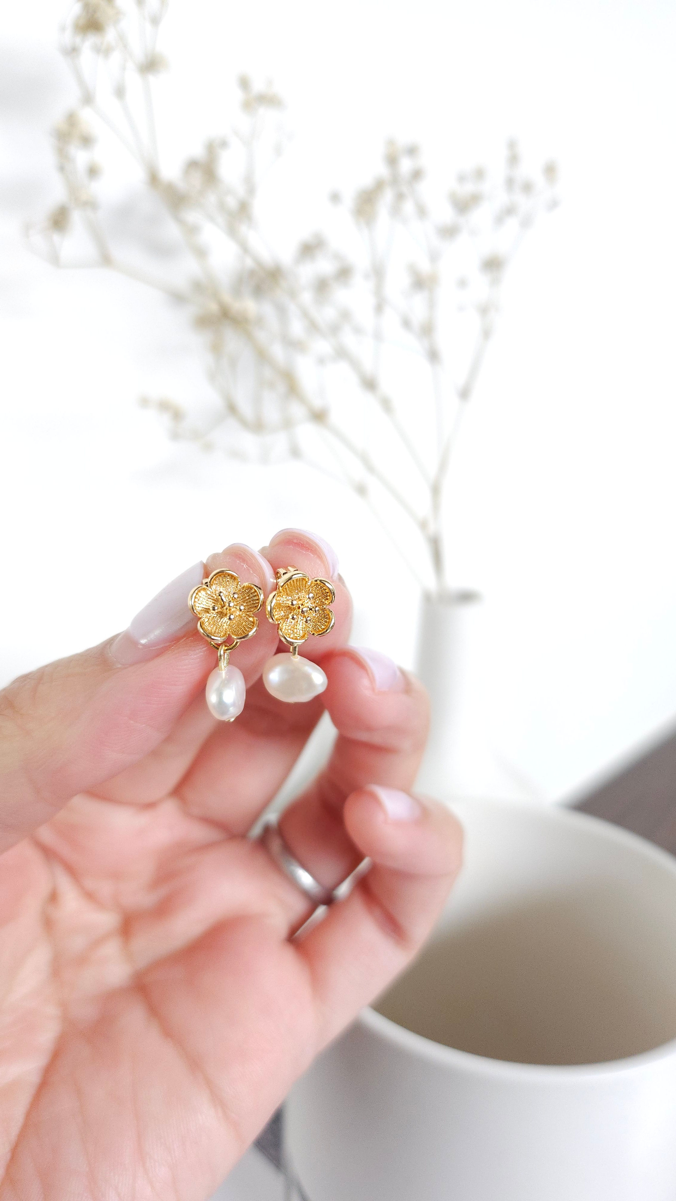 Norma Earrings 14K gold filled
