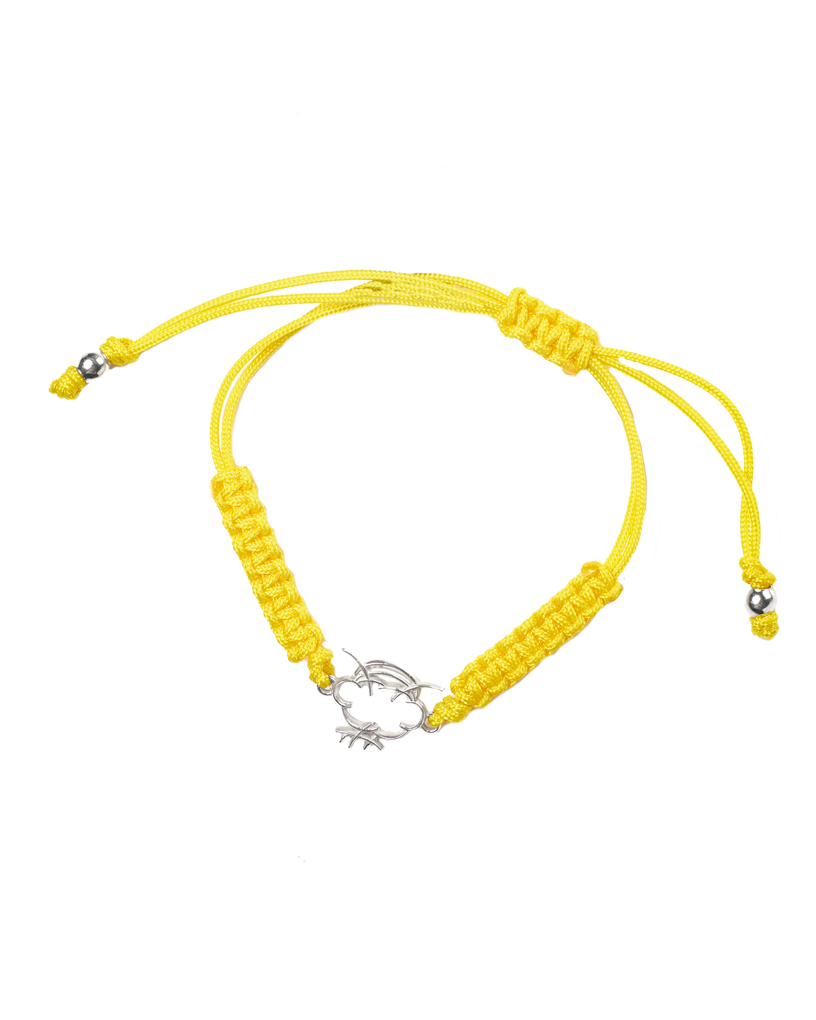 Pulsera Filoxera de plata e hilo