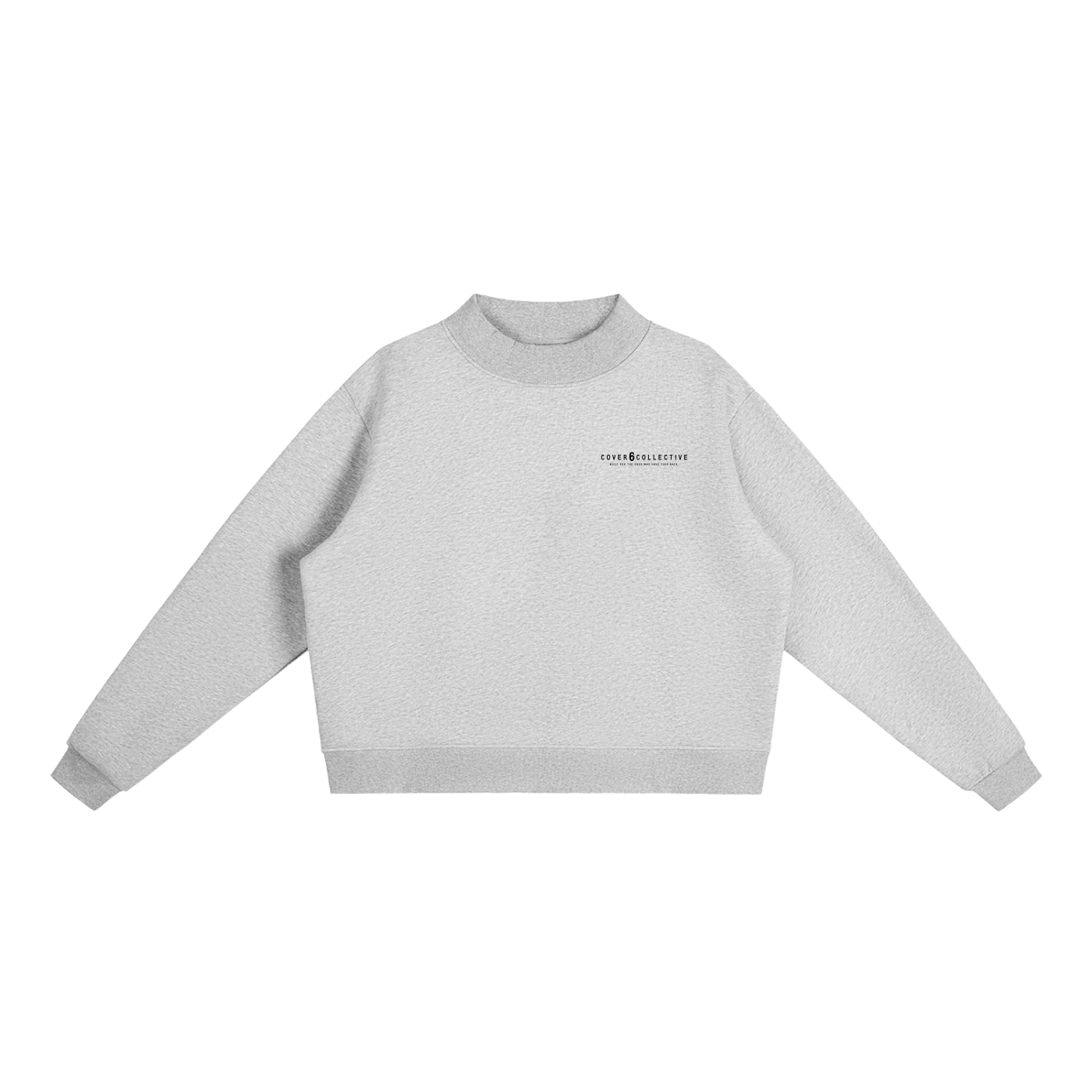 Cover6 Fleece Mock-Neck Crew Sweatshirt