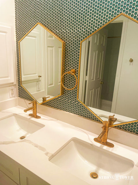Hexagon Bathroom