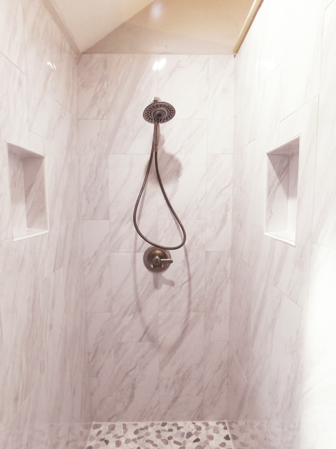 Open Tall Shower