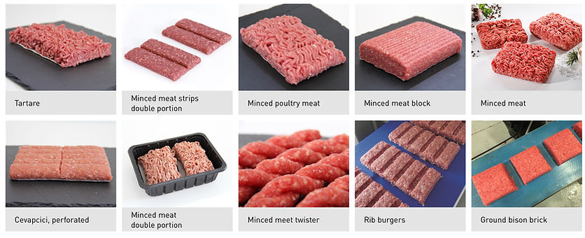 minced meat produts