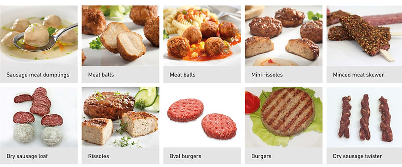formed sausage maet dumpling
