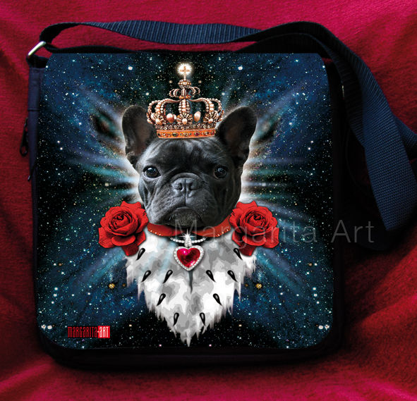 Motiv 32 Franzoesische Bulldogge King Tasche