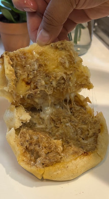 Chicharron pupusa