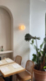 Creating content at a restaurant 