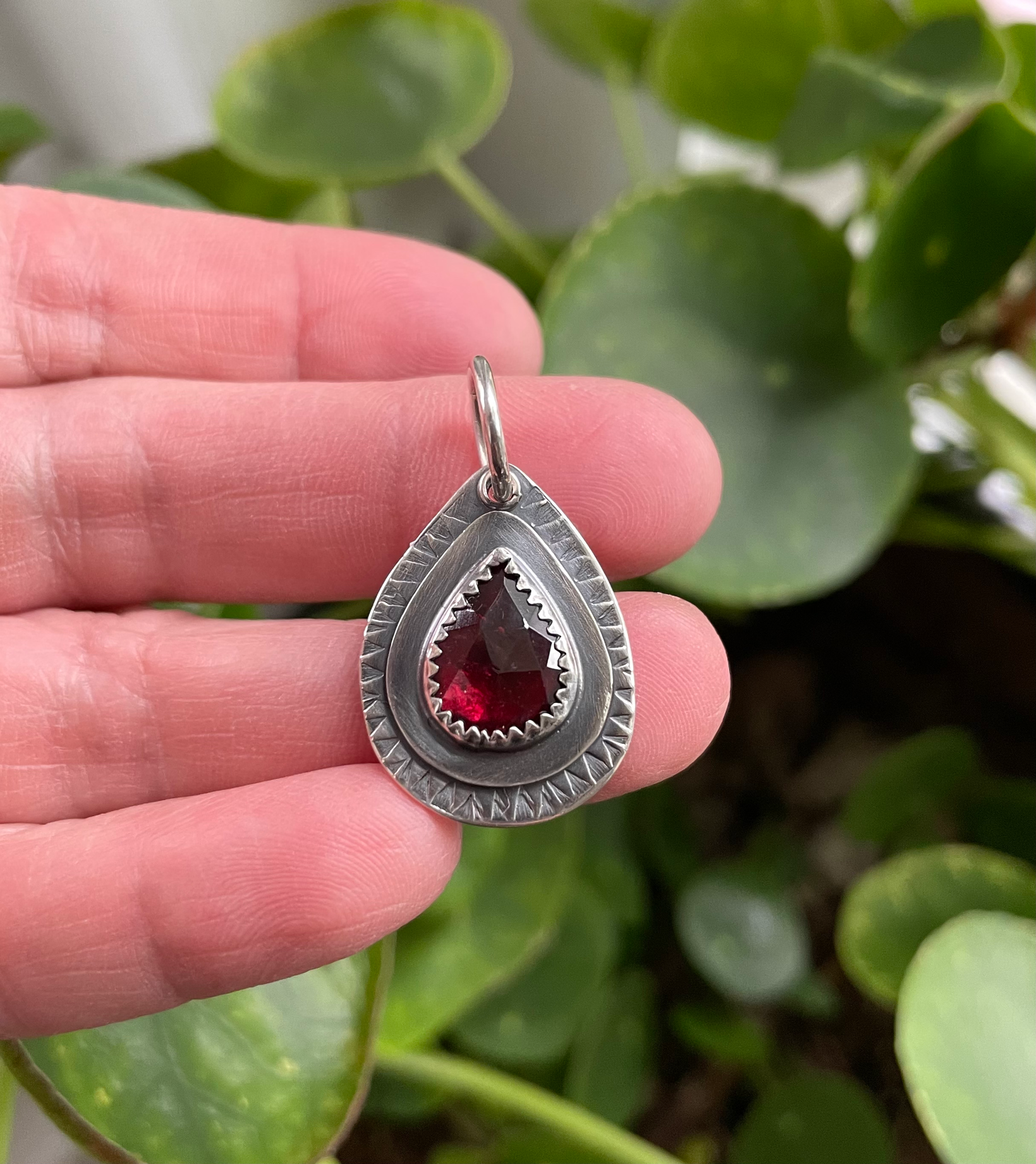 Garnet Teardrop