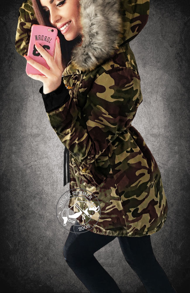 Miniatura: Chaqueta Parka Sidney Militar