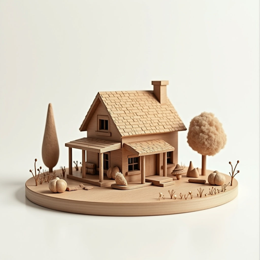 Diorama Casa Rustica
