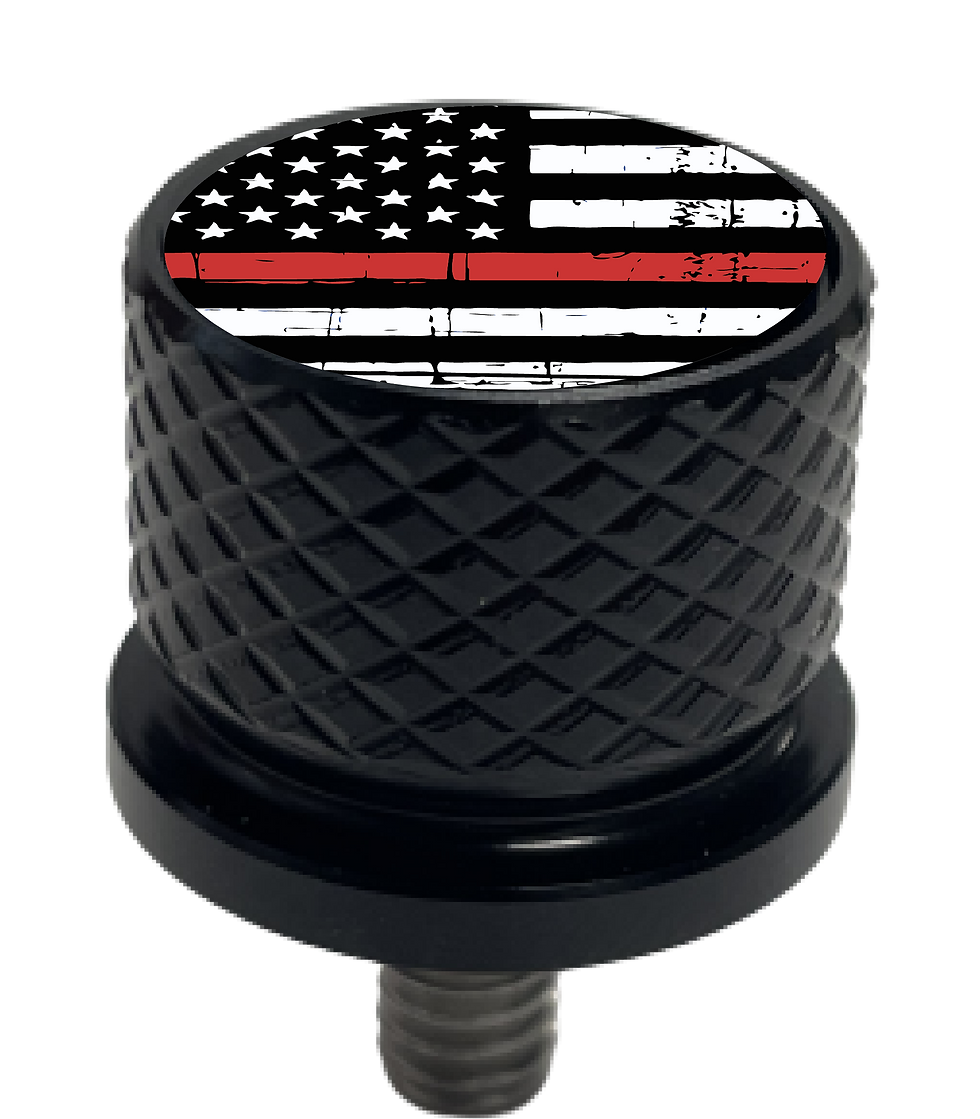 Thumbnail: Red Line American Flag Large Knurled Seat Bolt