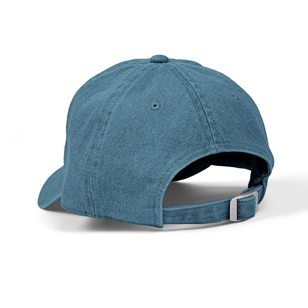 Thumbnail: Light blue baseball cap, back view