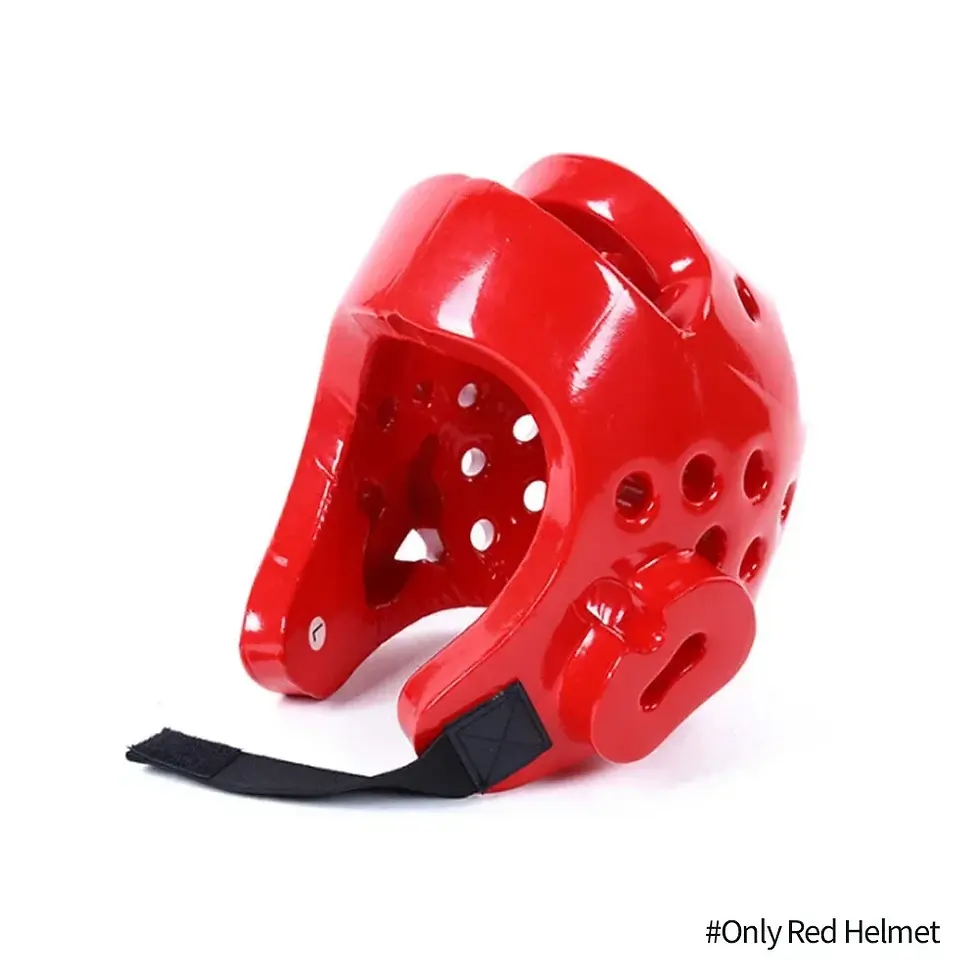 Miniature : Red protective helmet