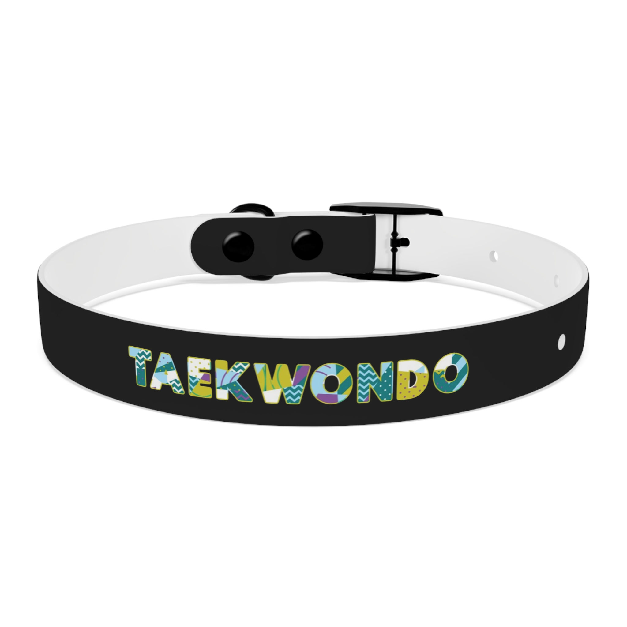 Black and white bracelet with TAEKWONDO text