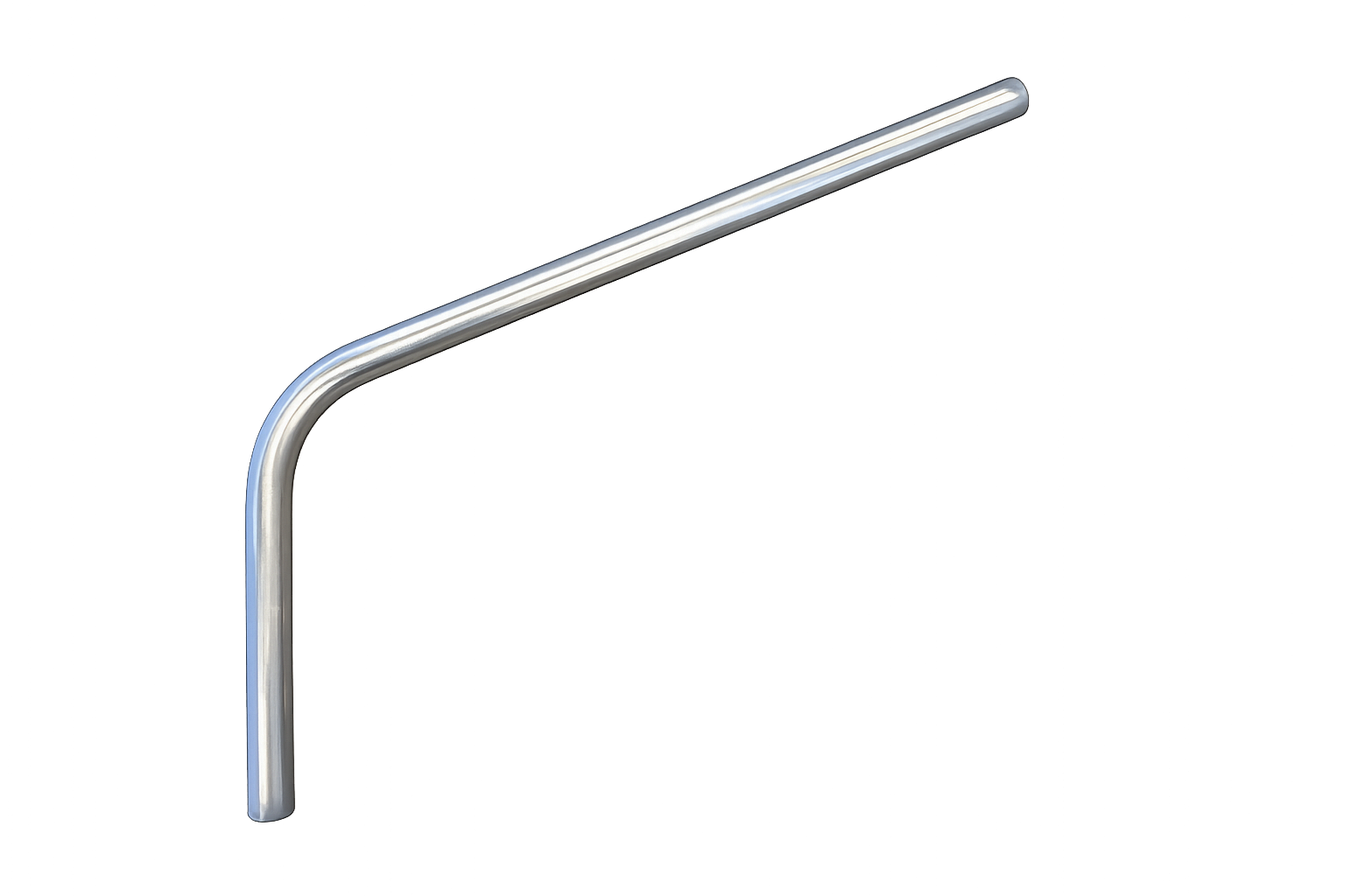 Rörarm 48 mm, vinkel 110 grader utstick 1000 mm