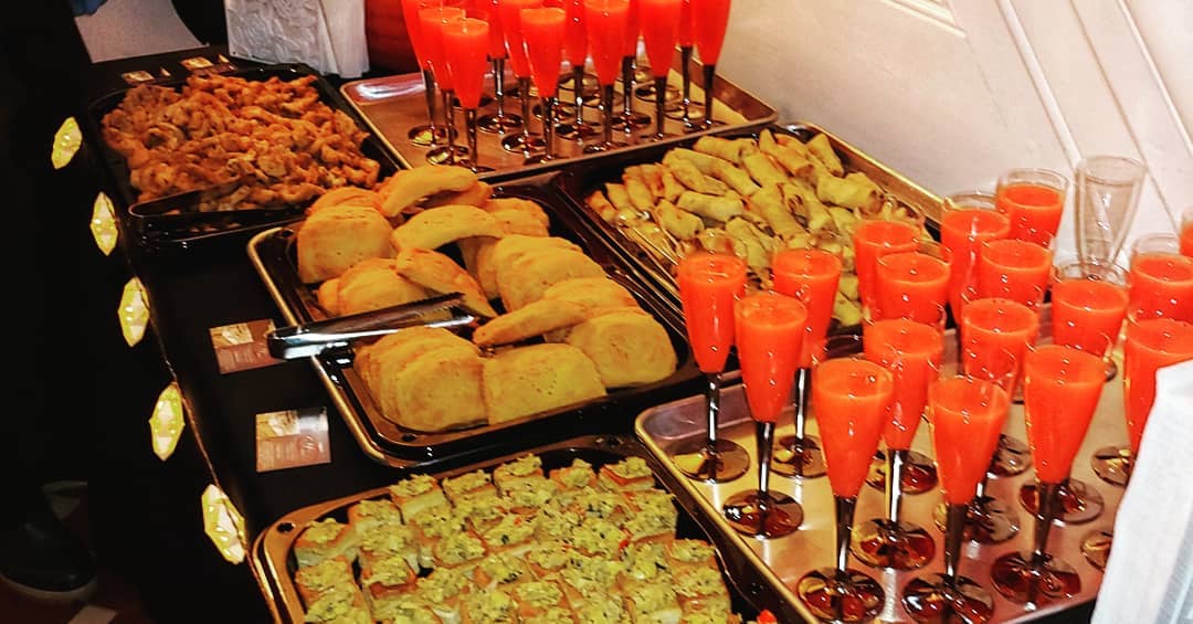 Arranged Food and Objects