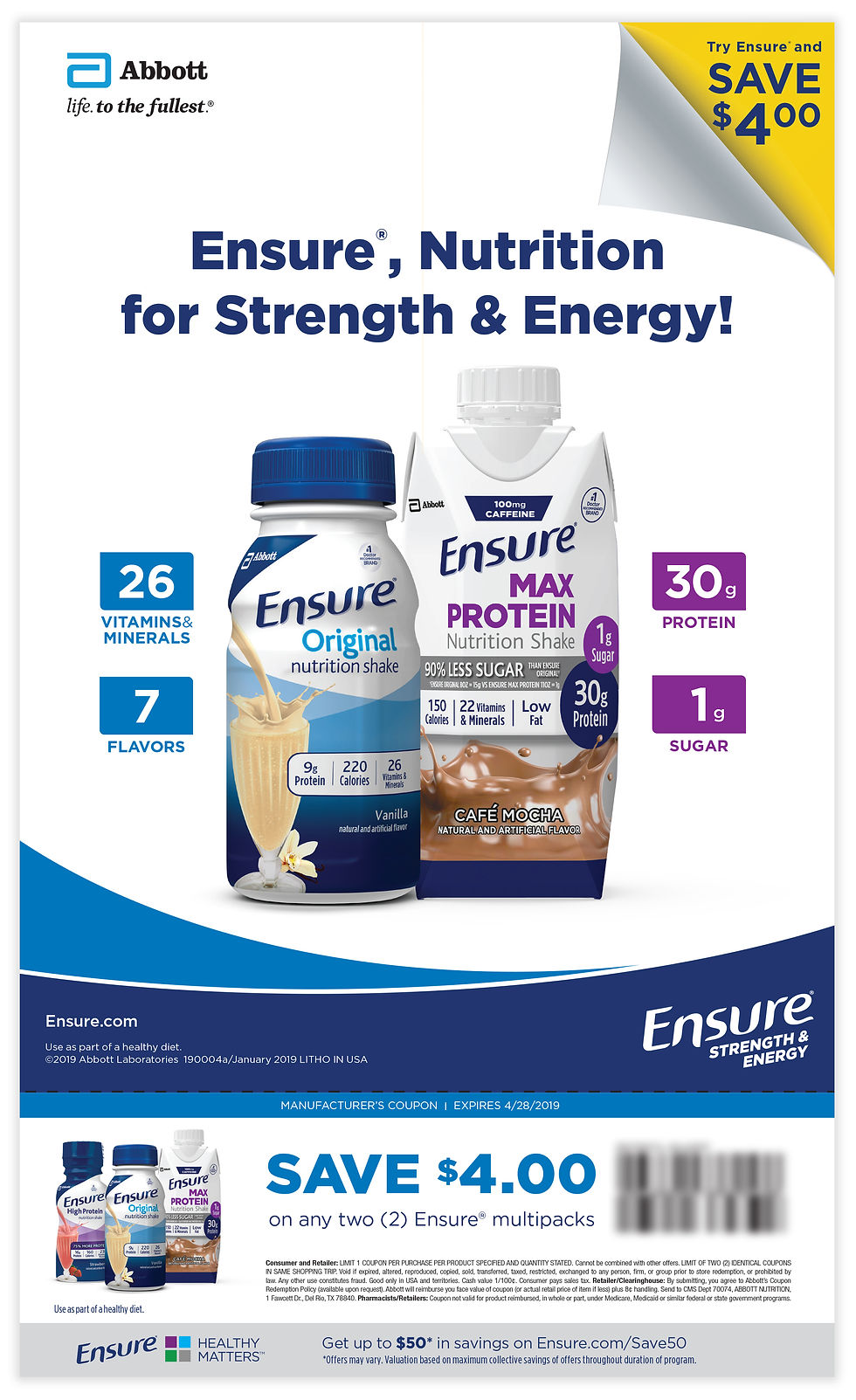 Ensure FSI Coupon