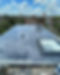 A British flat roof that has been recently refurbished with a new rubber roof