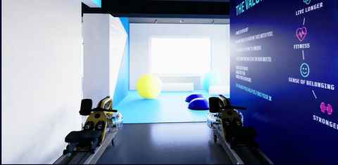 Stretching area