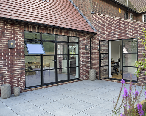 Art Deco French doors and side lights