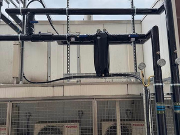 Valve cover installed for industrial property