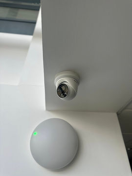 CCTV camera inside commercial facility