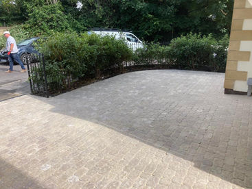 brick driveway