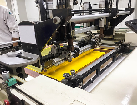 Screen print machine