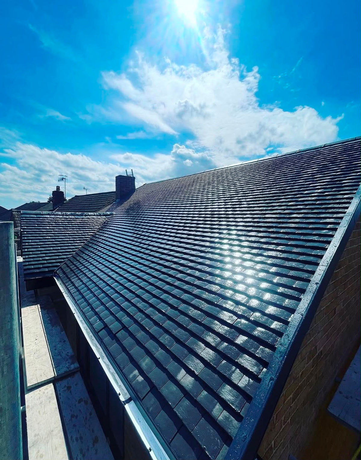 Pitched roofing designed for UK weather