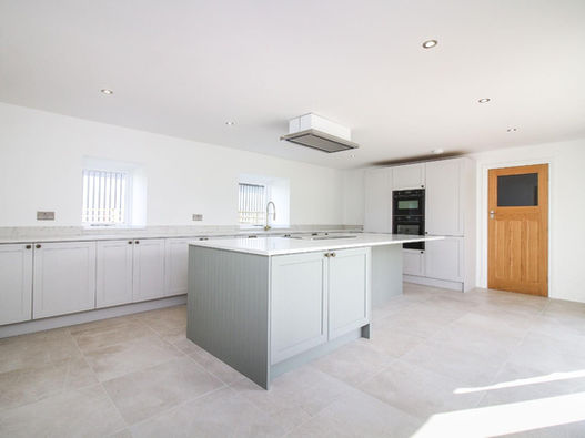 large kitchen installation