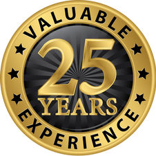 25 Years Experience