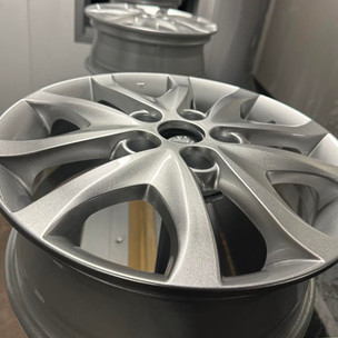 Silver wheel refurbishment