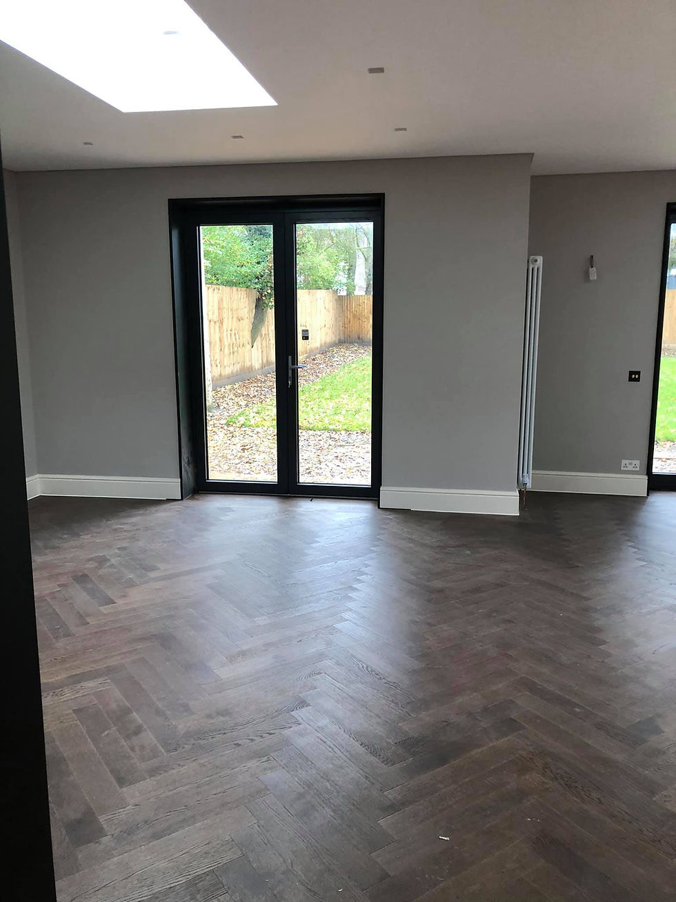 Home being renovated as part of a carpentry project in London