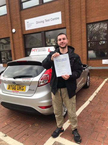 Client has passed driving test