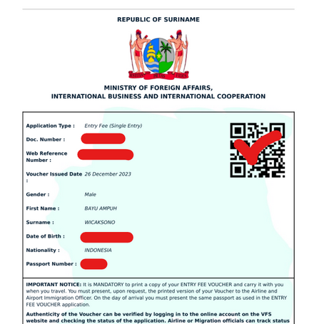 Panduan Visa Suriname