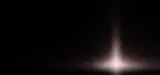 A beam of light reaching the stars