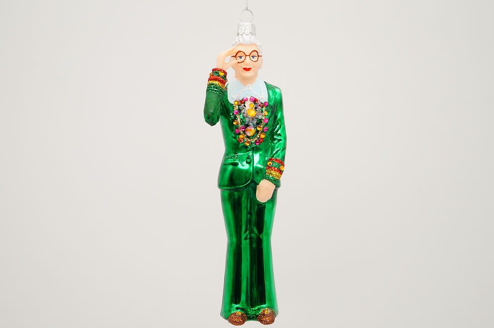 Miniaturbild: Iris Apfel – eine Ikone für den Christbaum