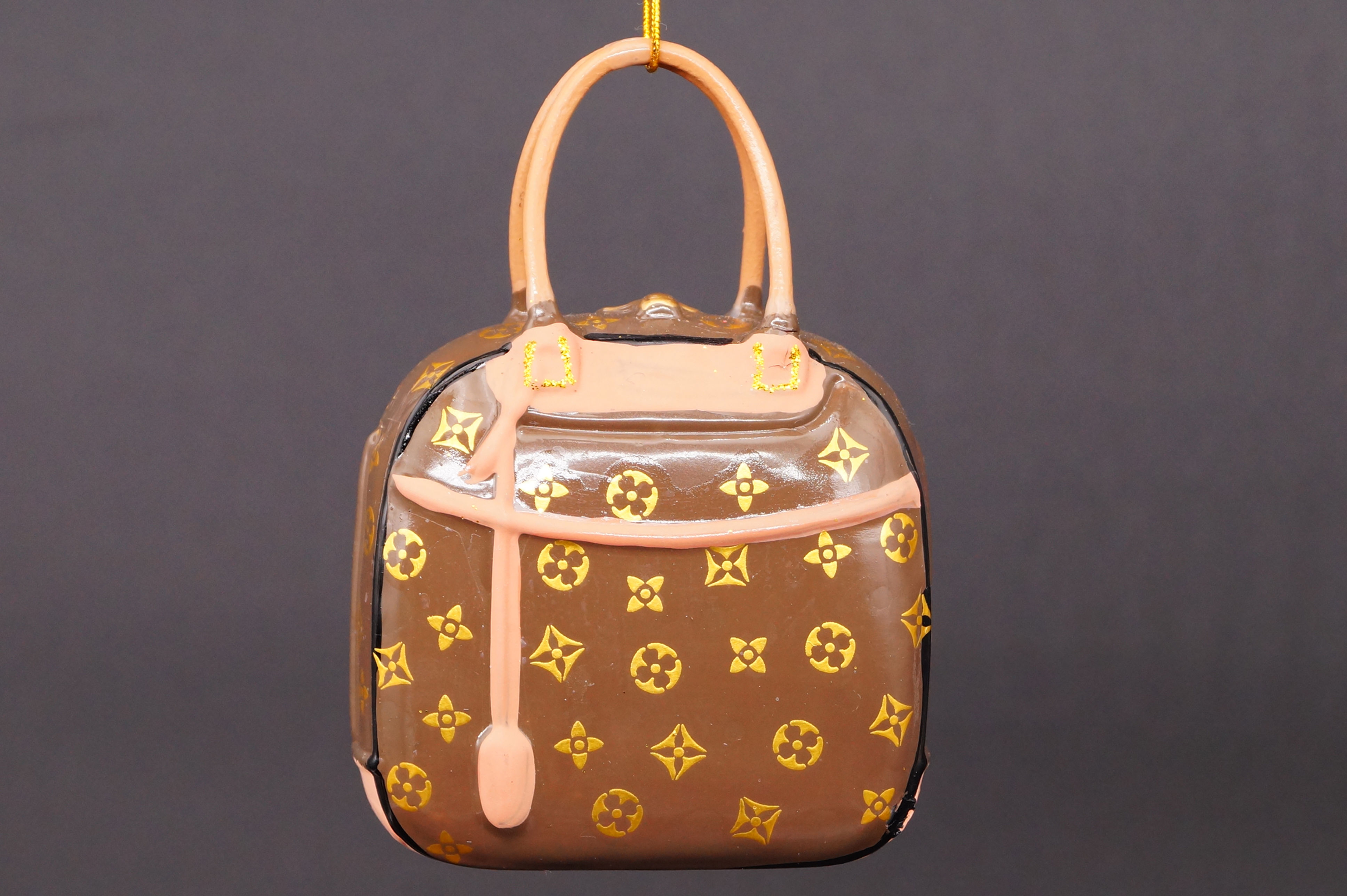 Luxus Tasche - ikonischer Christbaumschmuck aus Glas