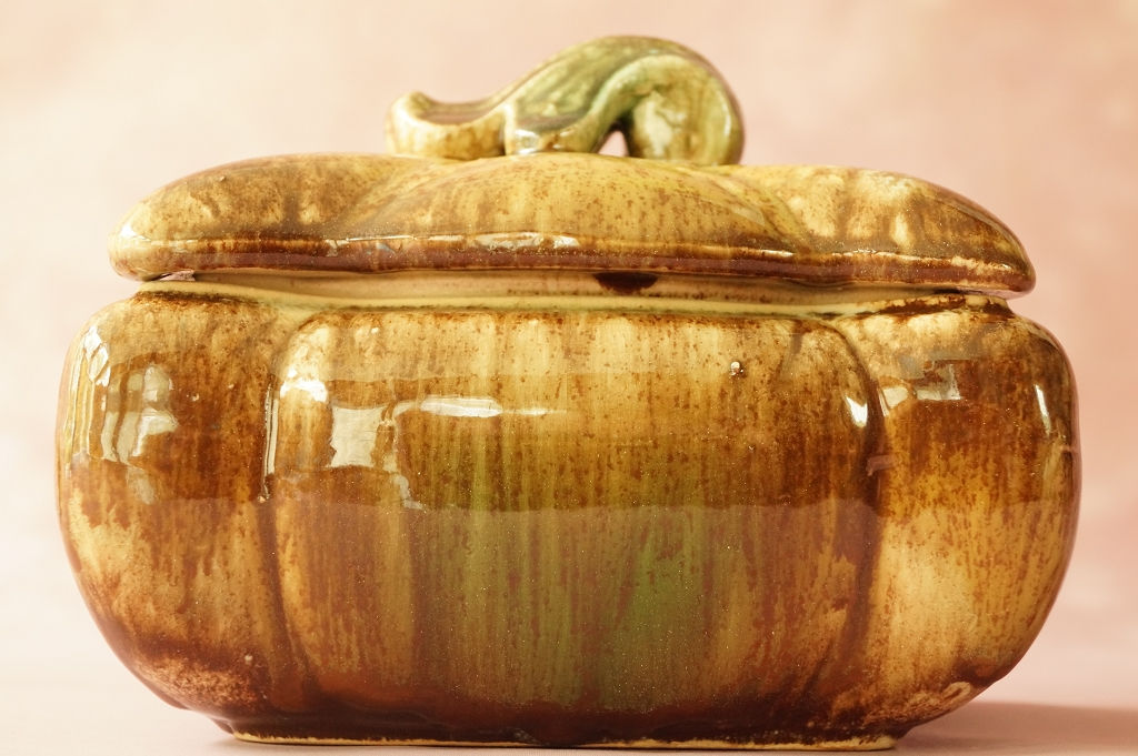 ART DÉCO – geniale Laufglasur Keramik-Deckeldose