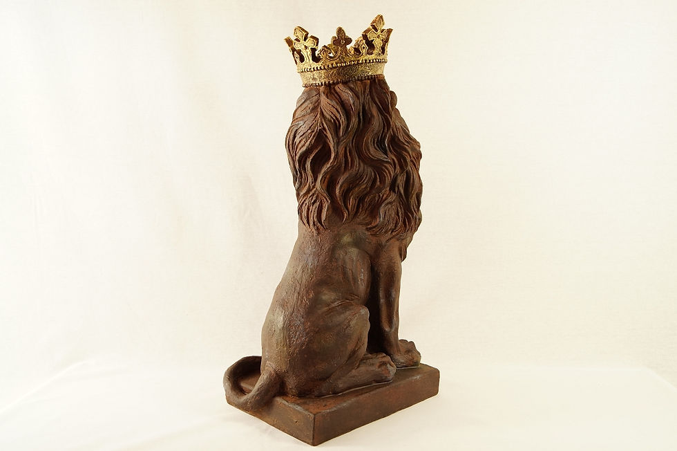 Miniaturbild: Figur - riesiger, majestätischer Löwe im imposanten Renaissance-Stil