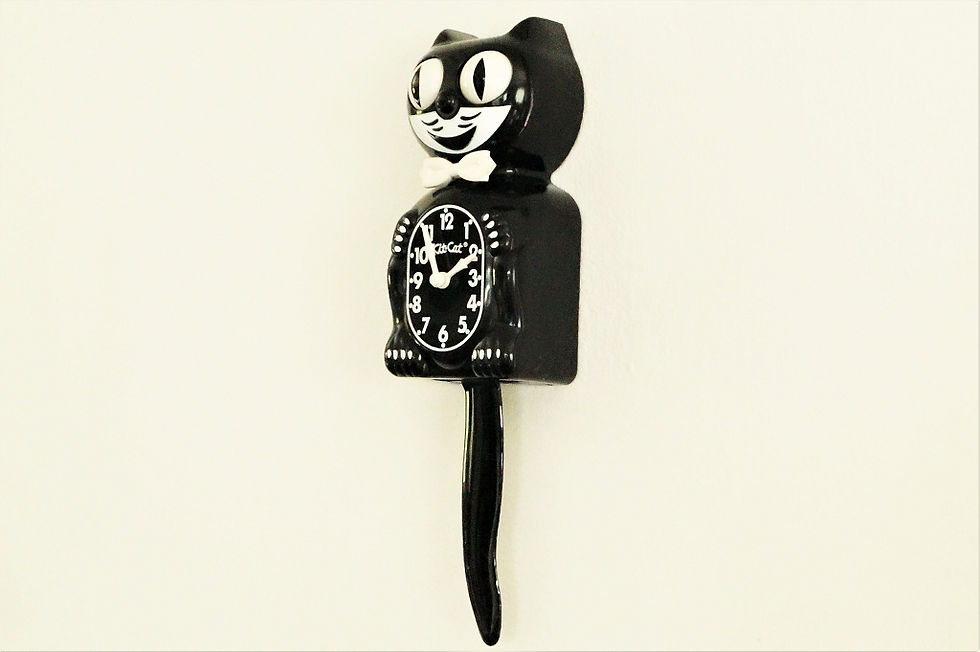 Miniaturbild: Mister Kit-Cat Klock - Black Classic  - Höhe ca. 39,5 cm