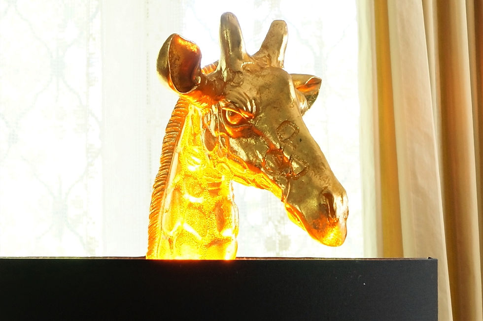 Miniaturbild: Riesige, extravagante Giraffen-Stehlampe – Höhe 171 cm