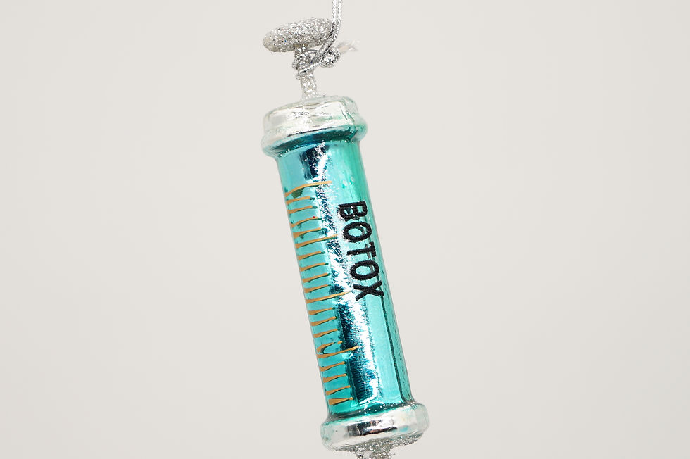 Miniaturbild: Botox – ikonischer Christbaumschmuck aus Glas