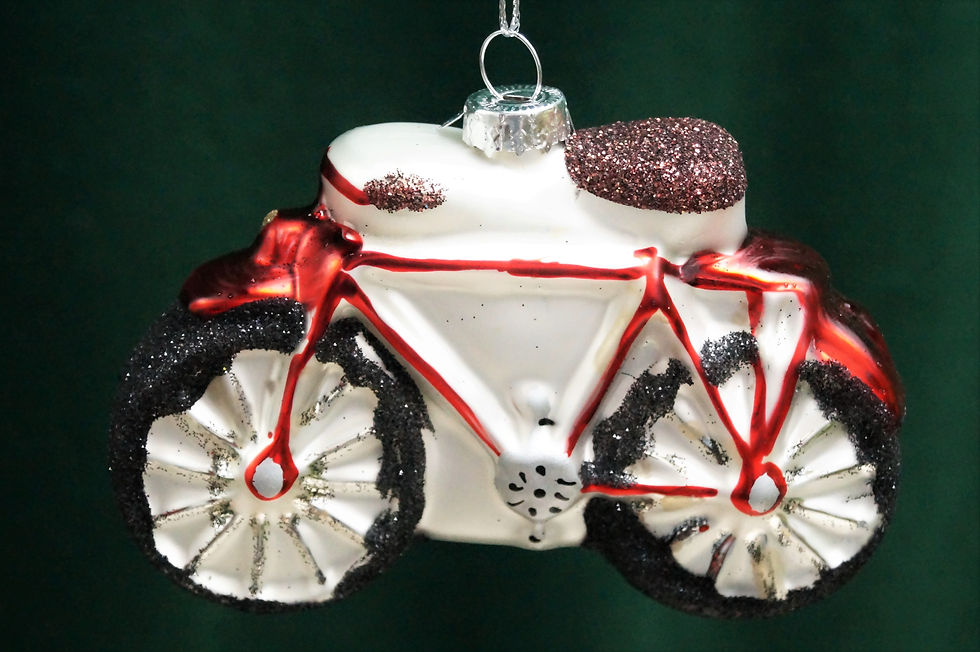 Miniaturbild: Fahrrad - spektakulärer Christbaumschmuck