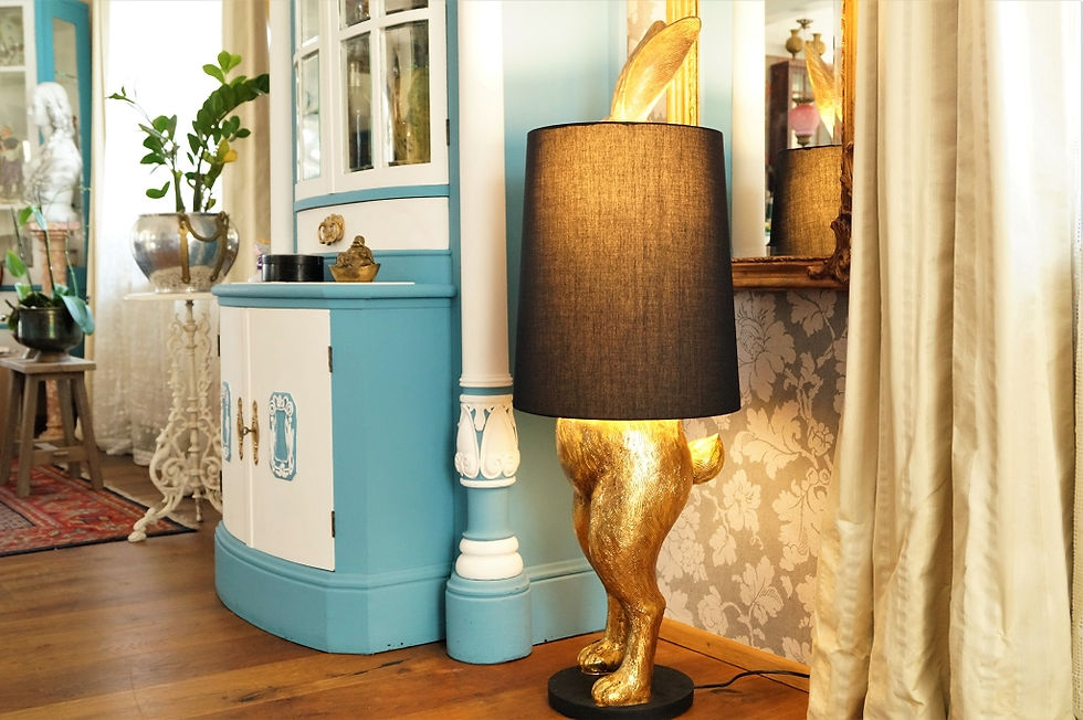 Miniaturbild: RIESIG! Extravagante Hasenlampe