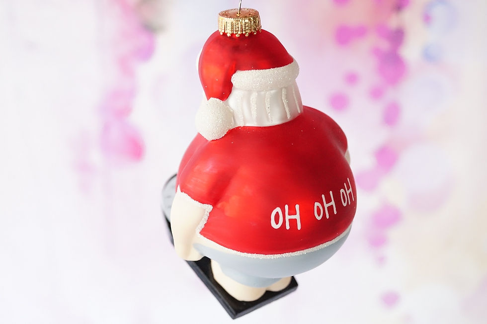 Miniaturbild: OHOHOH Weihnachtsmann auf Waage - genialer Christbaumschmuck